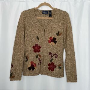 Crazy Horse / Liz Claiborne Women’s Sweater with Appliqué size MP